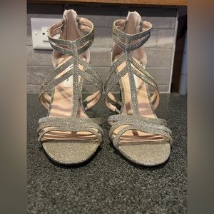 Nina Silver Sparkling Women’s Heels 39-9